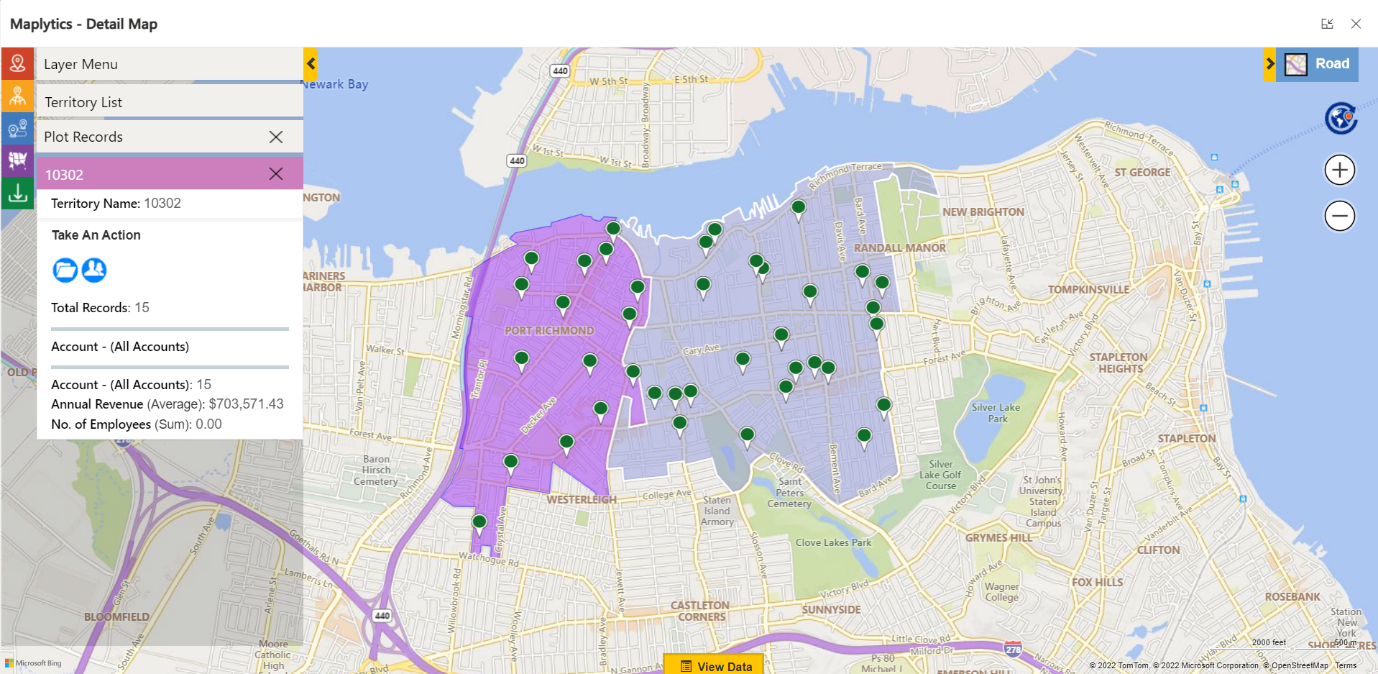 Uniformly Distribute Workload of Sales Reps by Balancing Territories