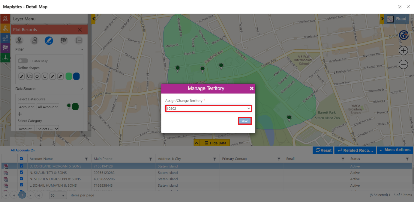 Uniformly Distribute Workload of Sales Reps by Balancing Territories