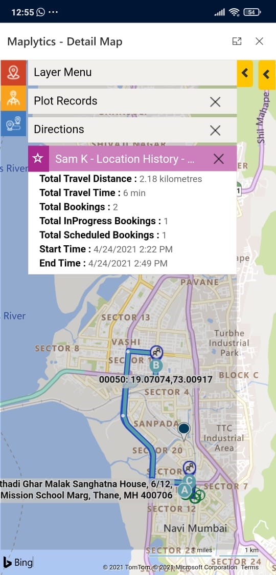 History of Real-Time Tracking of Field Reps