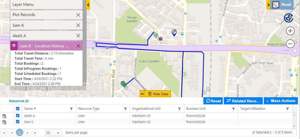 History of Real-Time Tracking of Field Reps