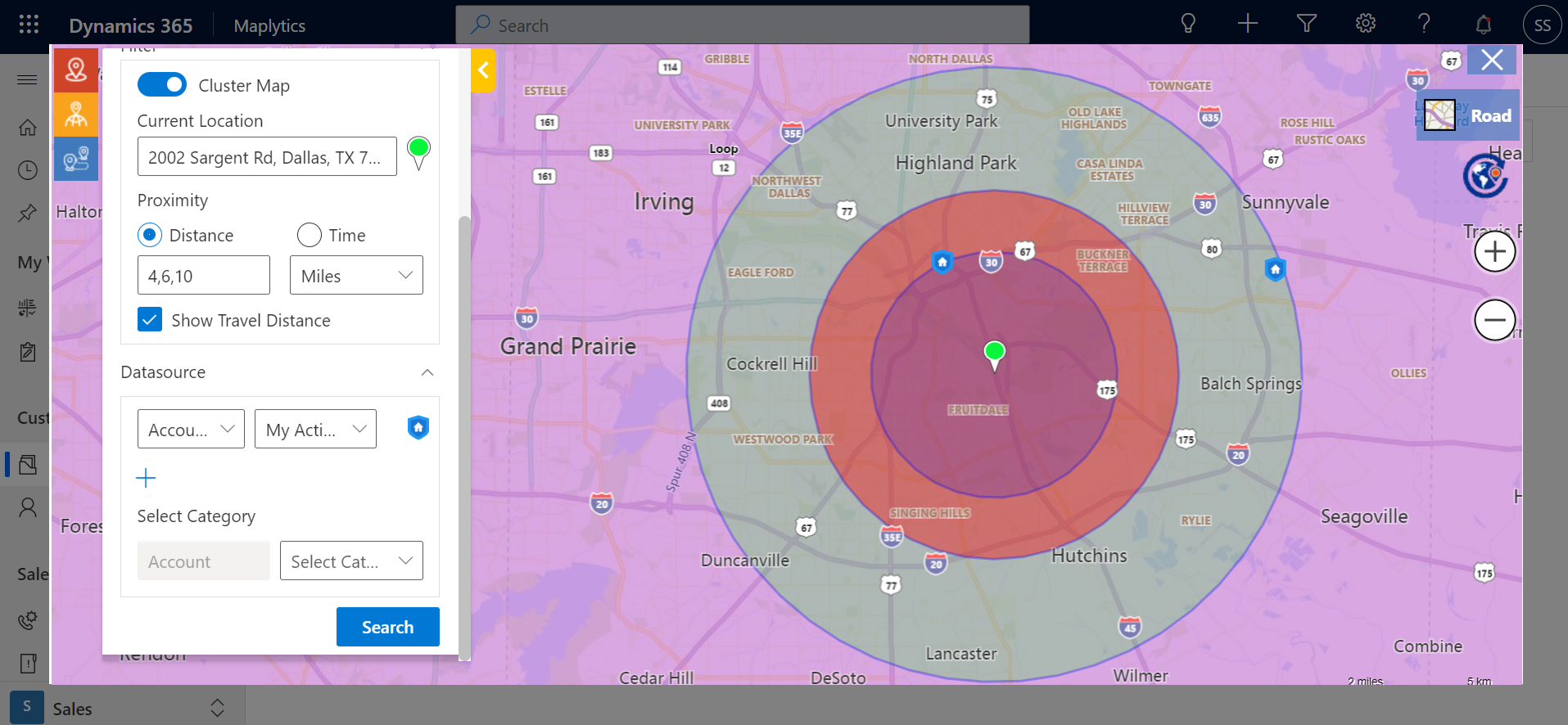 Application of Multi-Layer on Maps