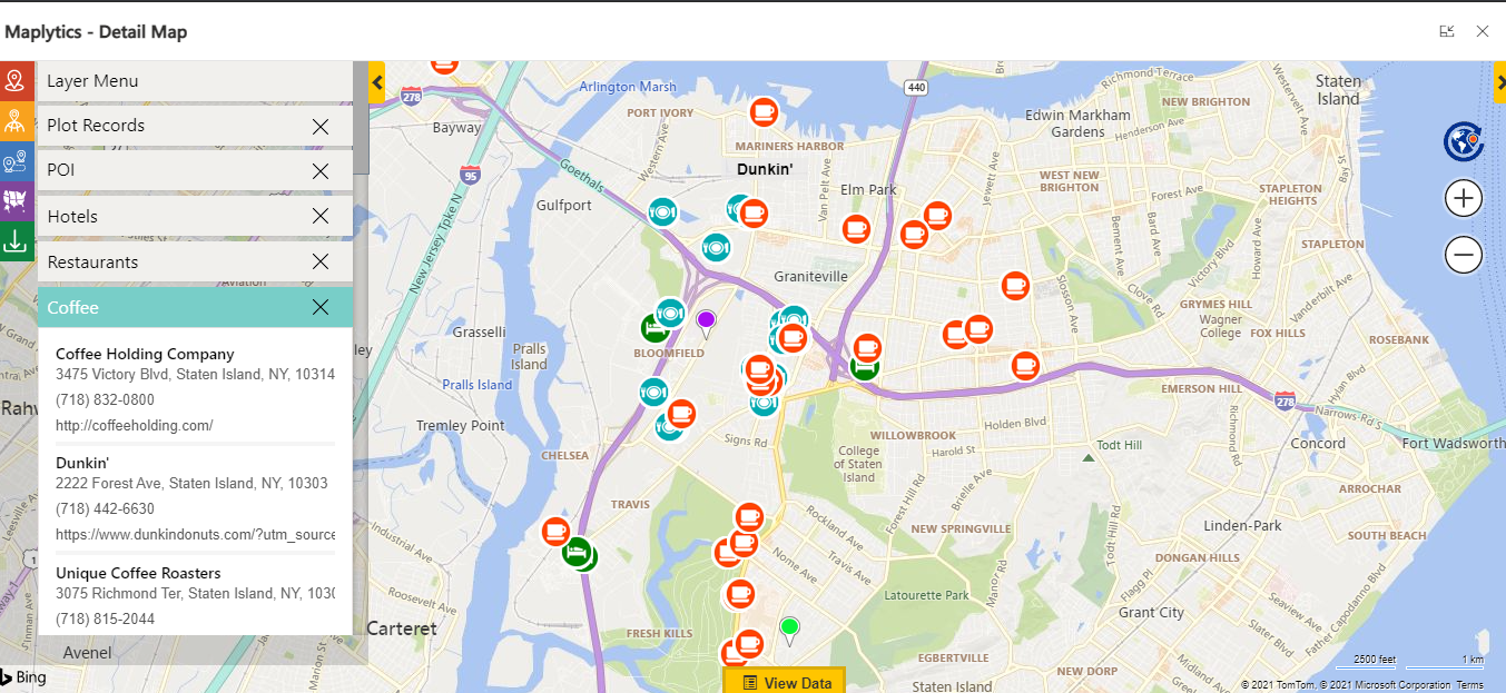 Location intelligence within Microsoft Dynamics 365 CRM