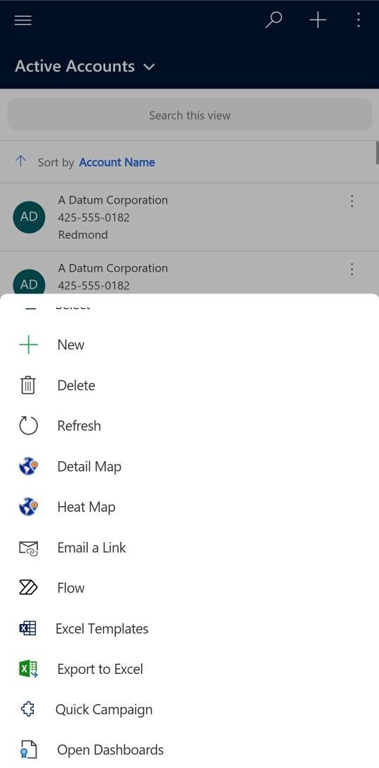 Maps Integration in an all-new avatar within Microsoft Dynamics 365 Mobile App