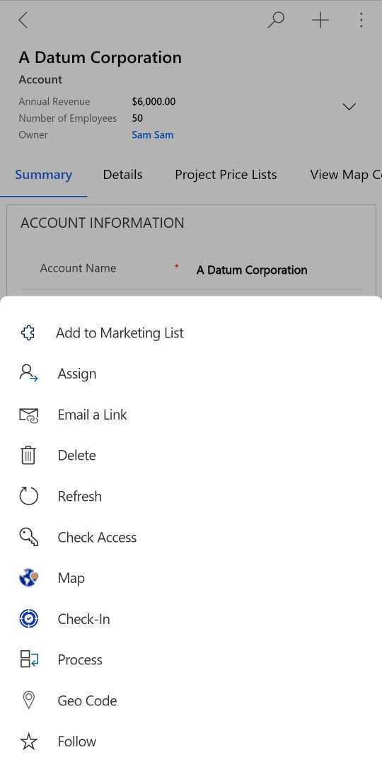 Maps Integration in an all-new avatar within Microsoft Dynamics 365 Mobile App 2