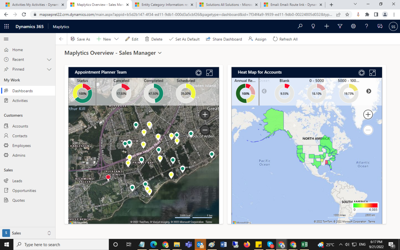 Power of Dashboards and Charts within Dynamics