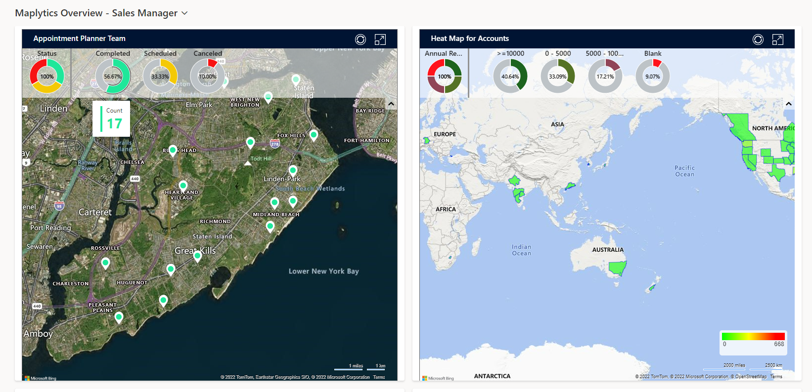 Filter records on Map using Donuts