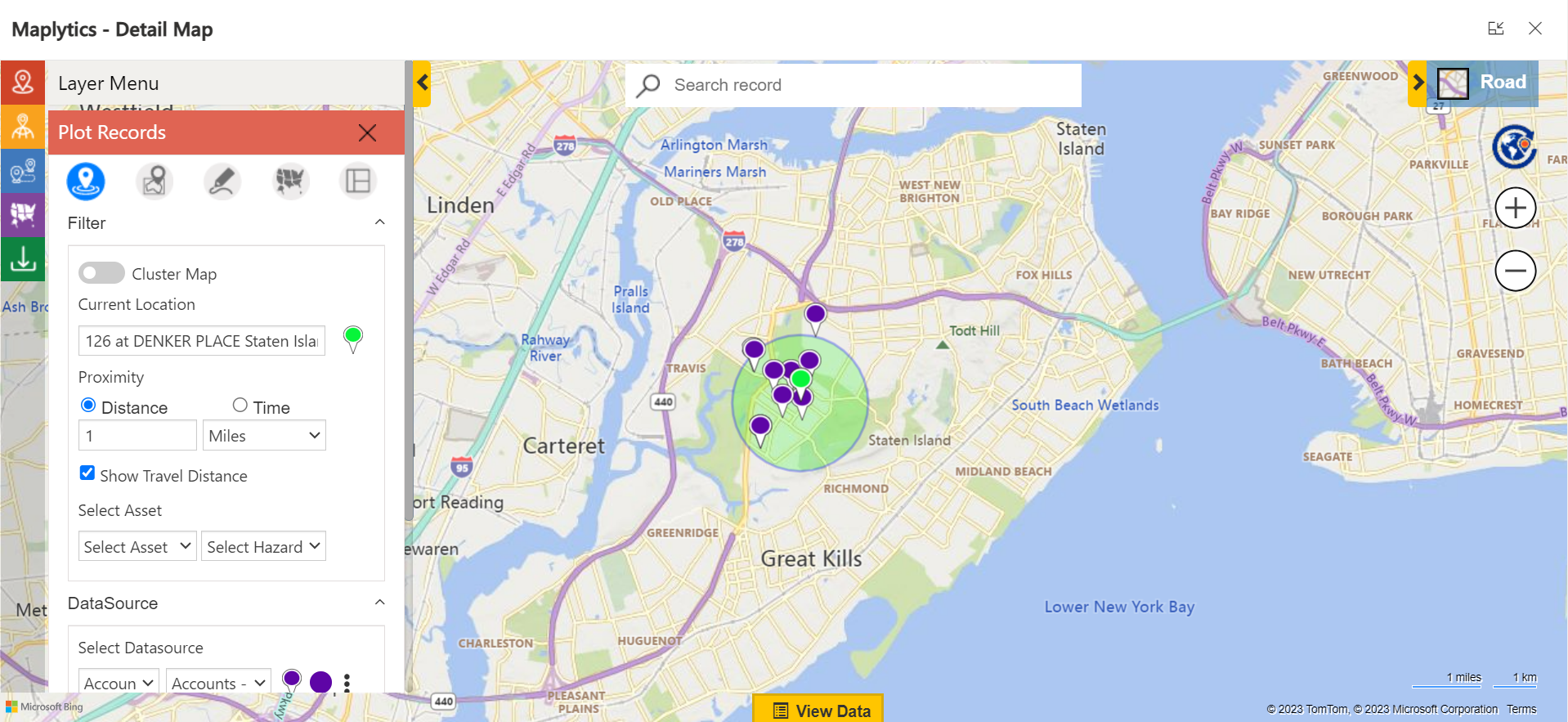 find sales leads around you with integrated maps