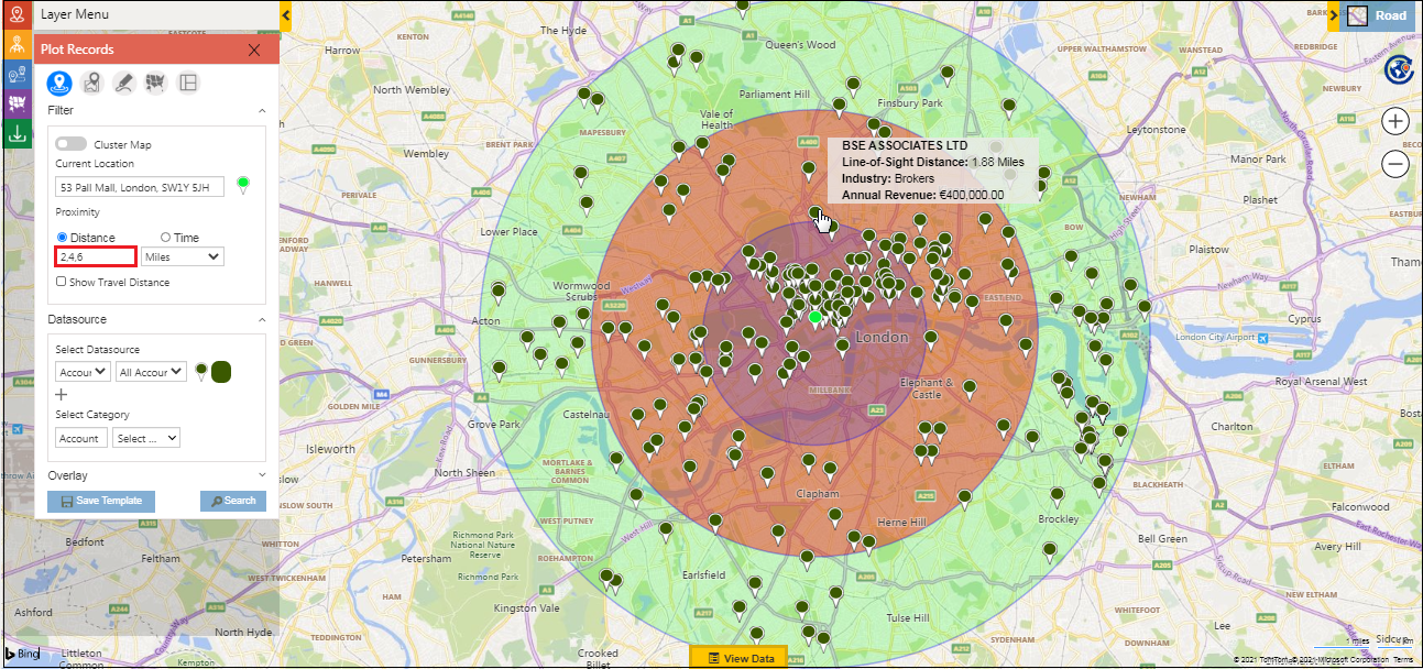 find sales leads around you with integrated maps