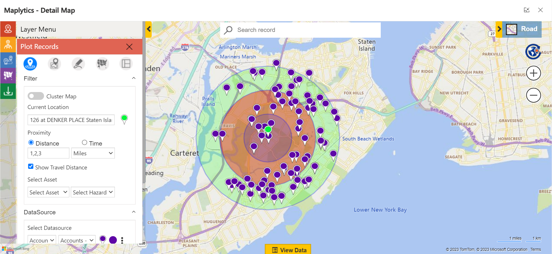 find sales leads around you with integrated maps