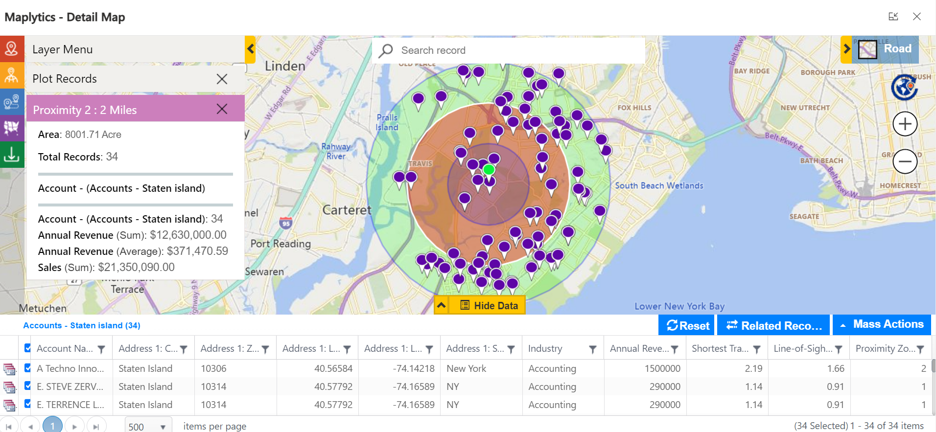 find sales leads around you with integrated maps