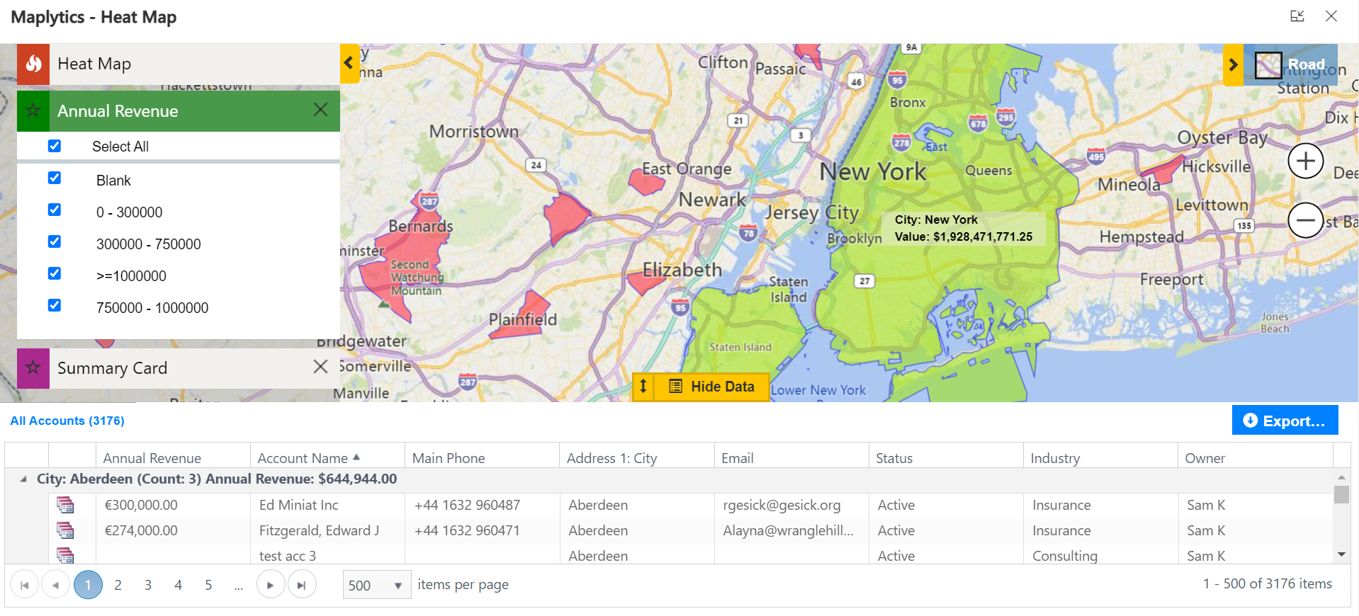 Integrated Maps within Microsoft Dynamics 365 1