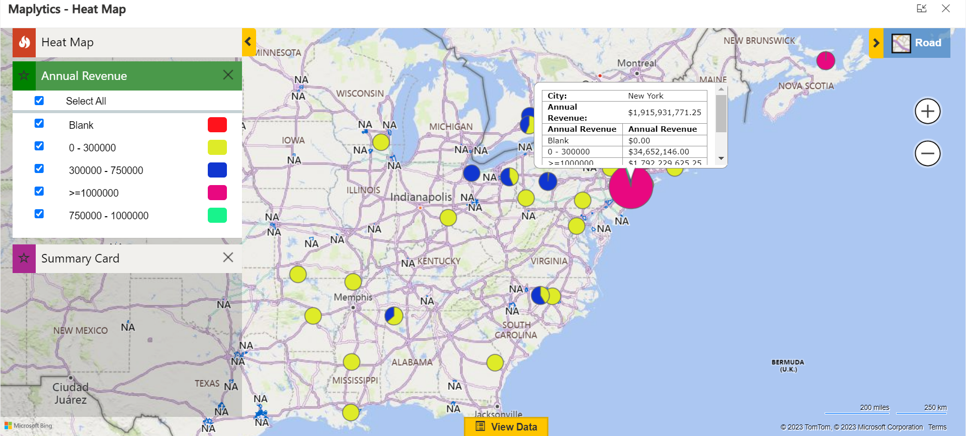 Integrated Maps within Microsoft Dynamics 365 2