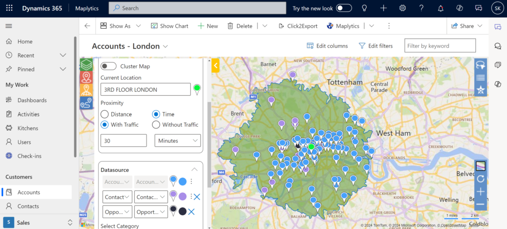 Use ‘current location’ to Plot and Analyze data on a map integrated ...