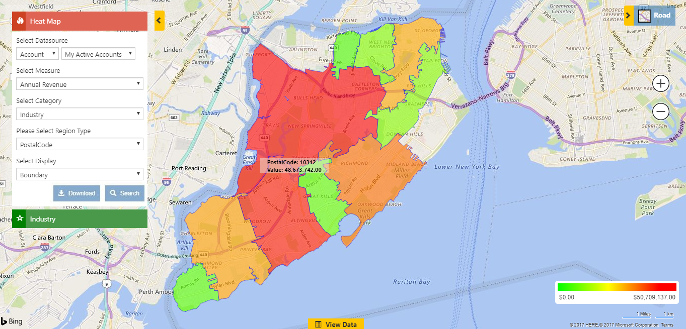 Heat Maps in Dynamics 365 CRM 