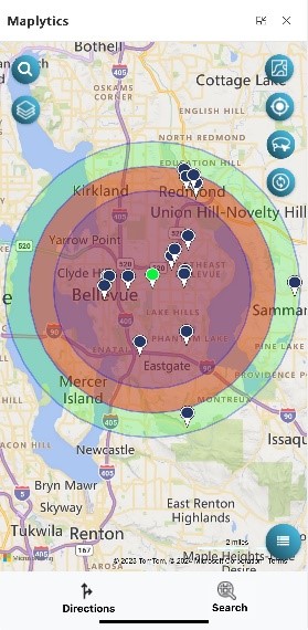 Concentric Proximity Search