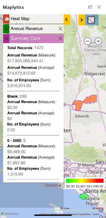 visualize colored data density 