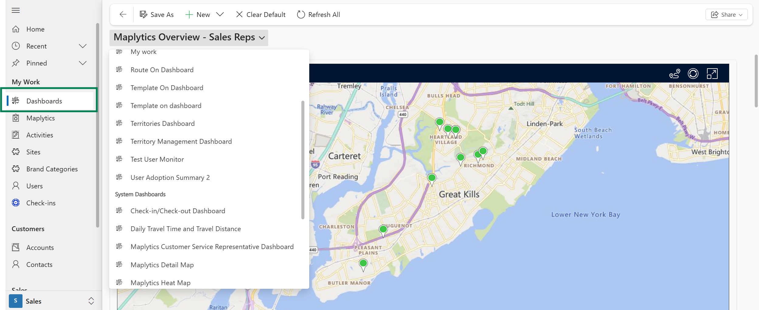analytical dashboards