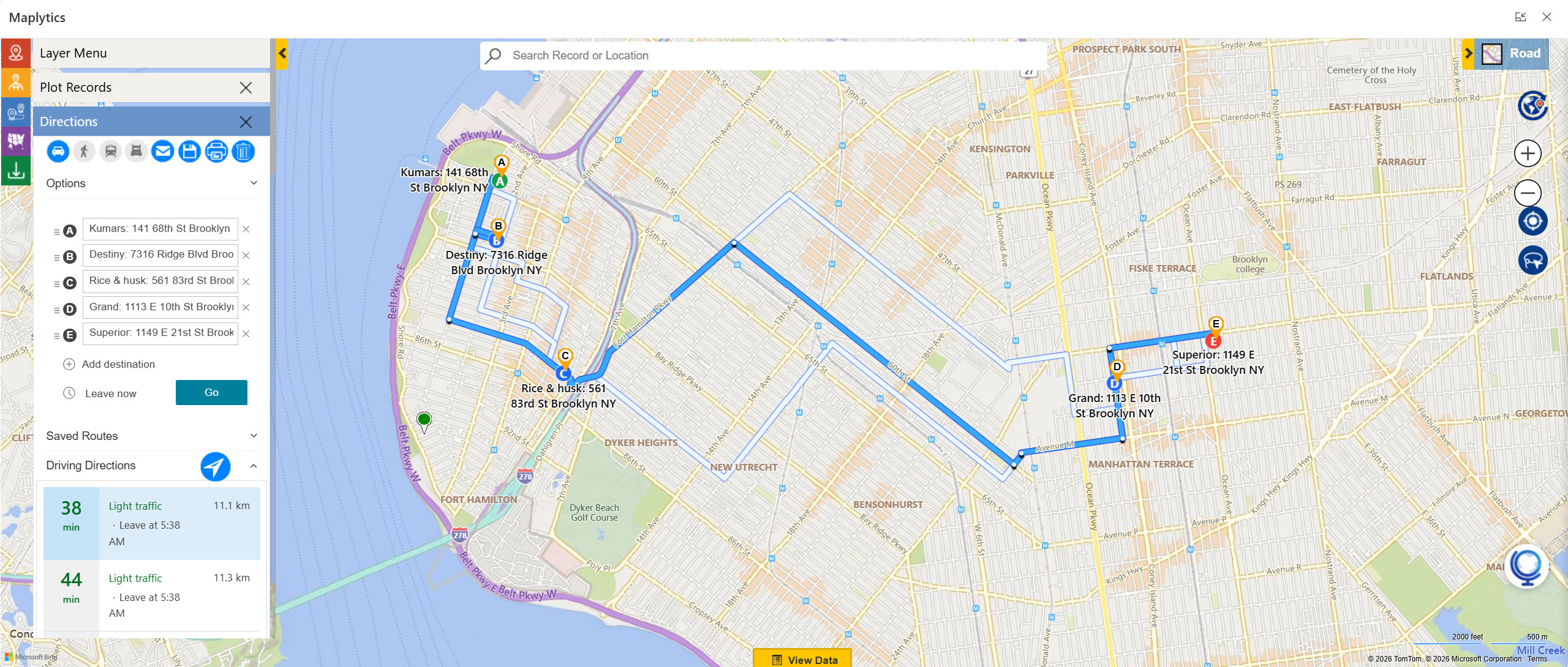 Optimized Routes, Better Productivity