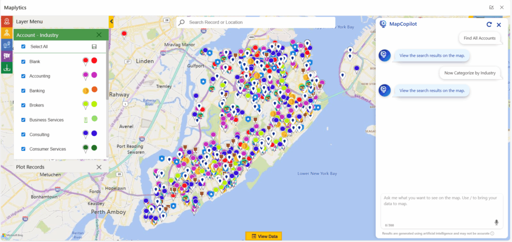 Data Visualization with MapCopilot