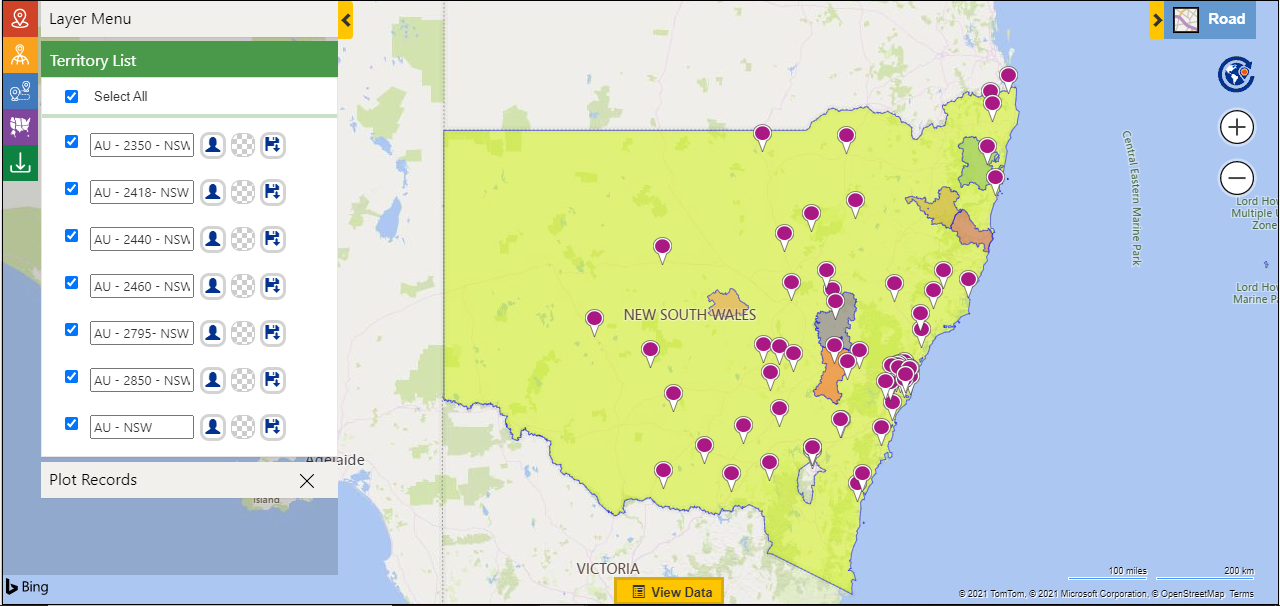 Geo-Mapping CRM Data